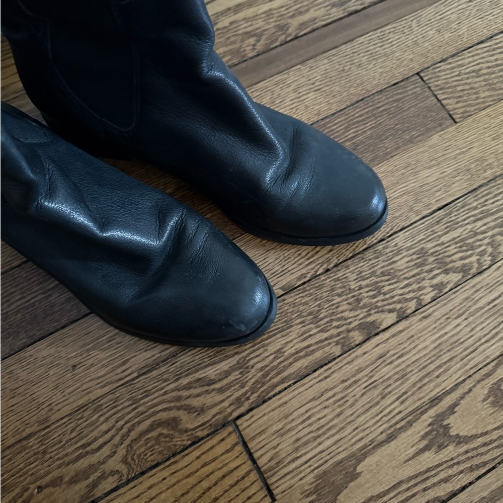 Cole Haan Black Knee Boots Sleek Design - Picture 3 of 6